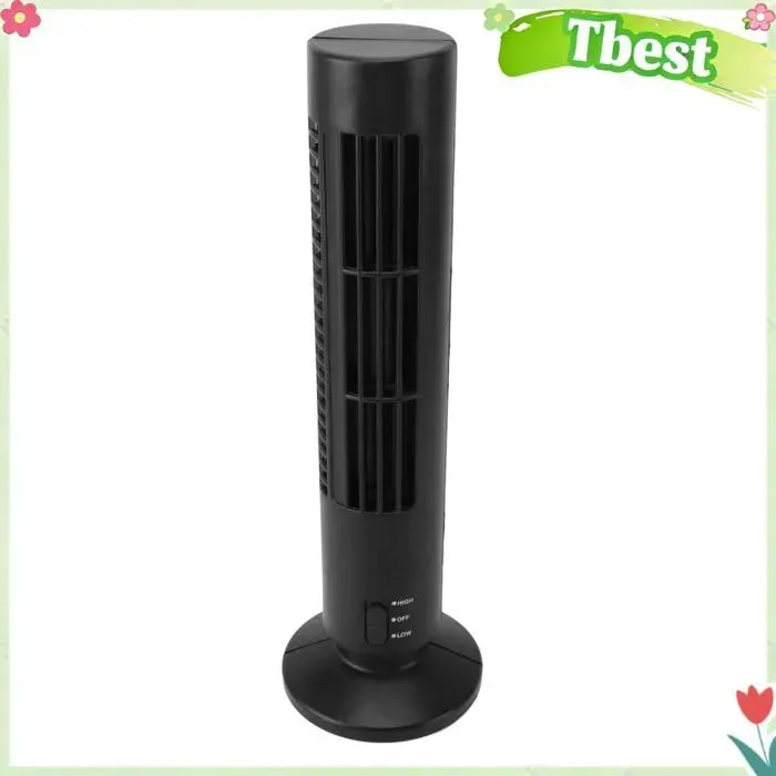 Tbest ventilateur tour sans pales Tbest Mini ventilateur tour Mini ventilateur de tour ventilateur electromenager ventilateur Noir