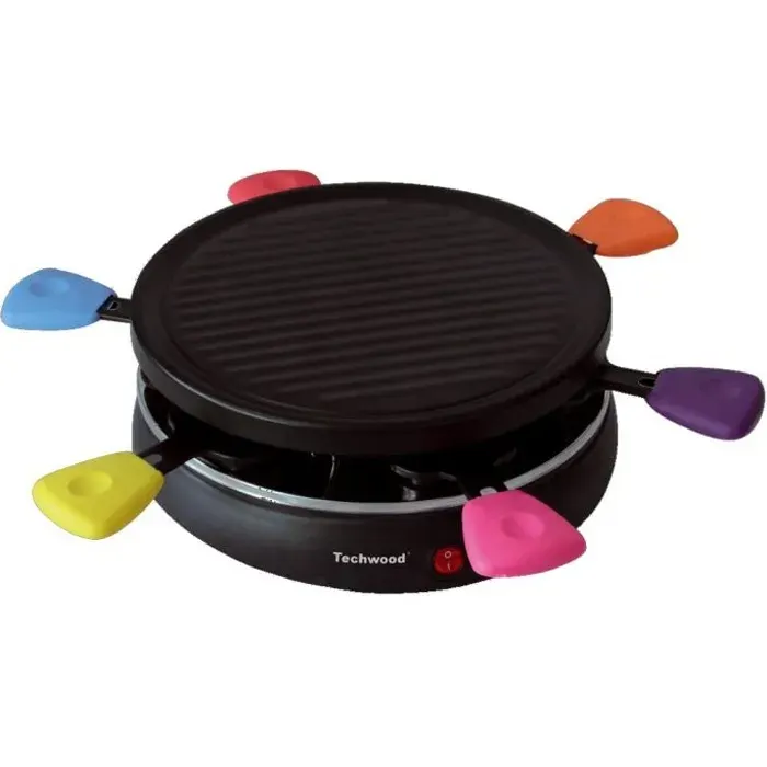TECHWOOD TRA62 Appareil à raclette 6 personnes - Noir