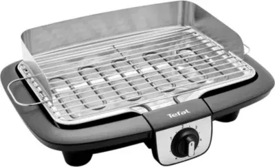 Tefal - Barbecue Électrique Bg90a810 Easygrill Inox À Poser, 37x23.5 Cm