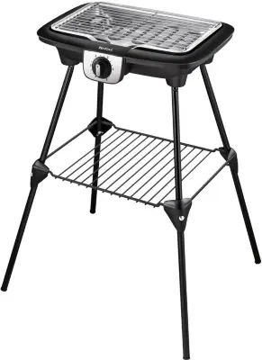 Tefal - Barbecue Électrique Bg931812 Easygrill 2 En 1 Sur Pieds, 35x21 Cm