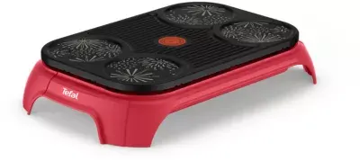 Tefal - Crêpe Party Crepe Et Grill Party Py55a7f0 — coloris Noir et rouge