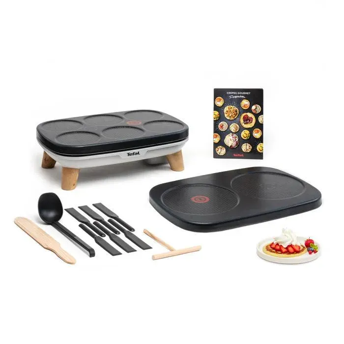 Tefal - Crêpière Gourmet 2 Plaques Py900d12 — vue 4