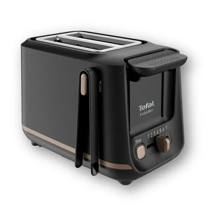 Tefal Grille-pain 2 fentes extra-larges utilisation facile Includeo TT533811