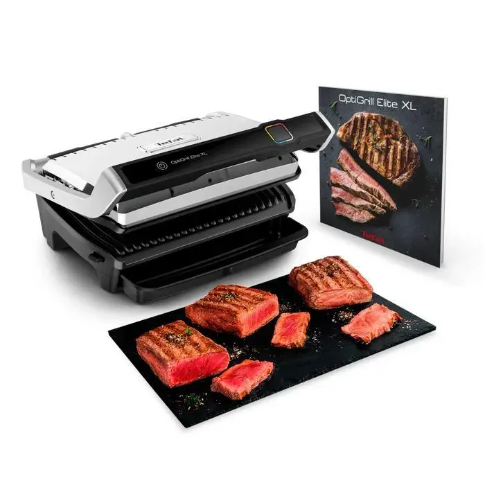 Tefal OptiGrill Elite XL Gril électrique 16 programmes automatiques GC760D12