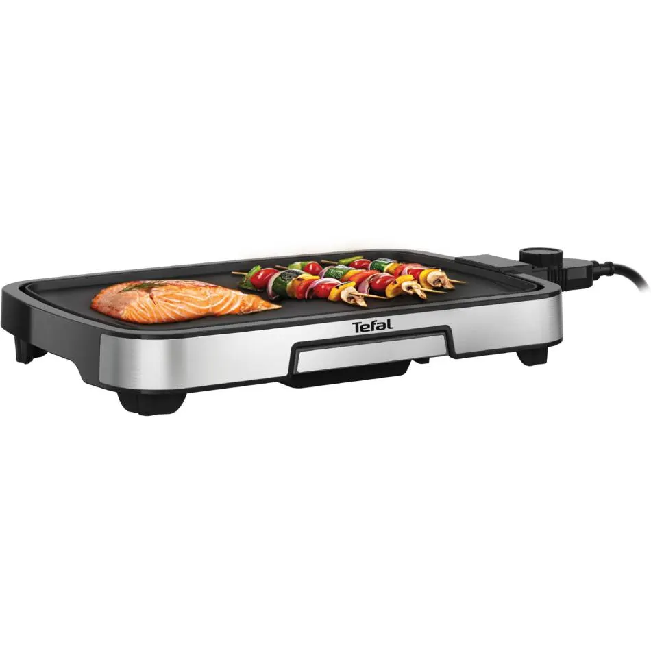Tefal - Plancha Électrique Cb630d10 Inox À Poser, 44x23 Cm — vue 2