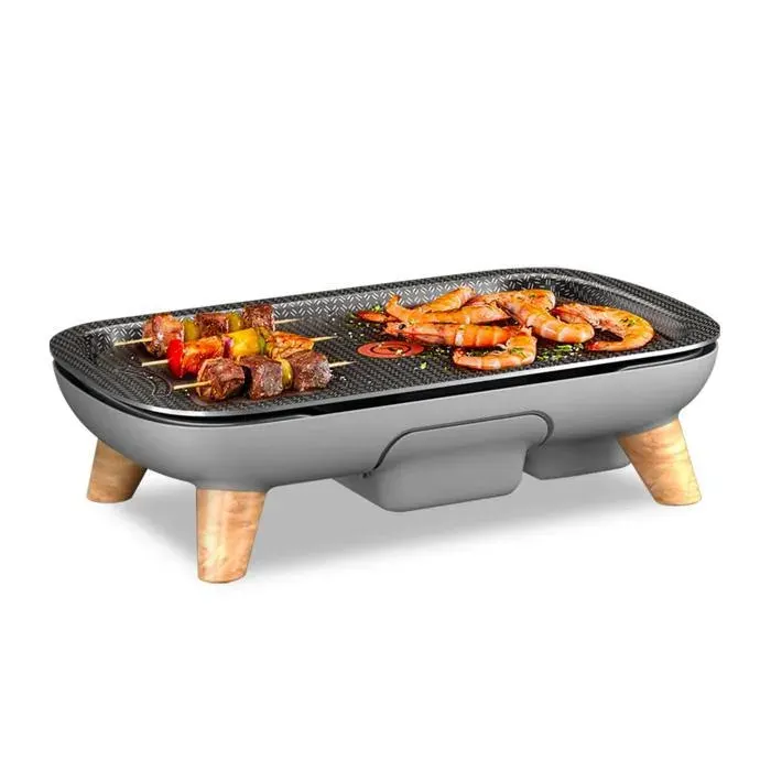 Tefal - Plancha Électrique Cb658p01 Gris À Poser, 46x30 Cm — vue 4