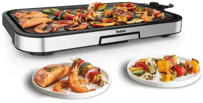 Tefal - Plancha Électrique Giant Xl Cb631d10 Gris À Poser, 55x30.4 Cm