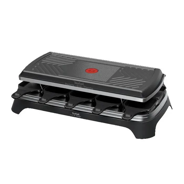 Tefal Raclette 10 coupelles Gourmet Inox & Design RE458812