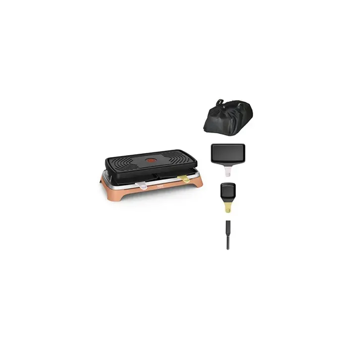 Tefal - Raclette 2 En 1 Plancha Food & Co X8 Re651jf0 — vue 4