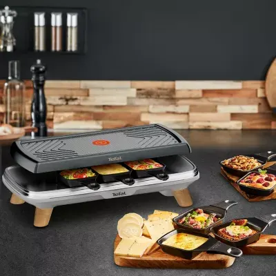 Tefal - Raclette Gourmet Grill Plancha Re610d12 — vue 7