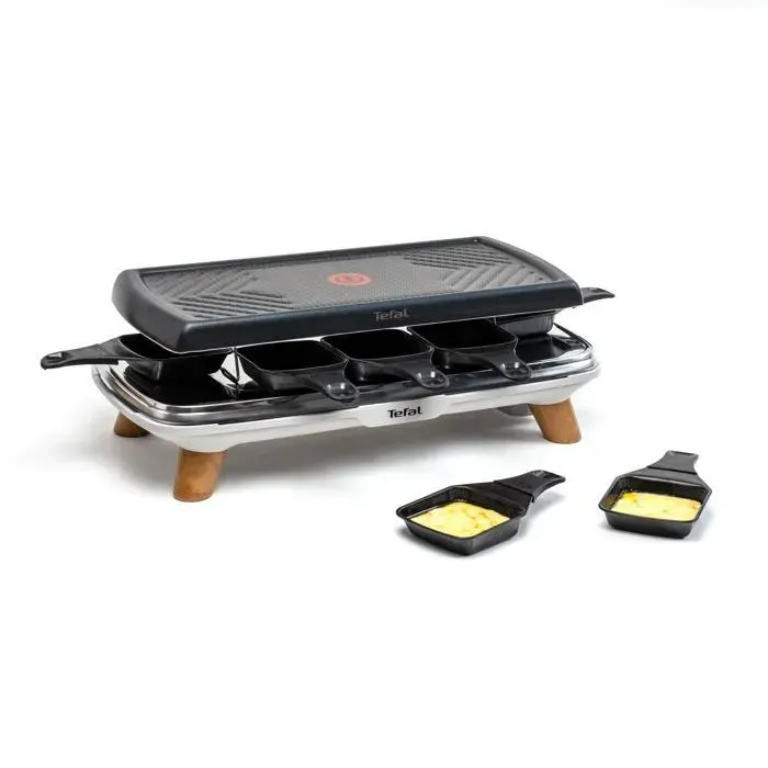 Tefal - Raclette Gourmet Grill Plancha Re610d12 — vue 3