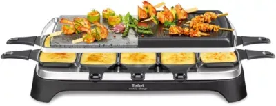 Tefal - Raclette Re45a812 Pierrade 3 En 1