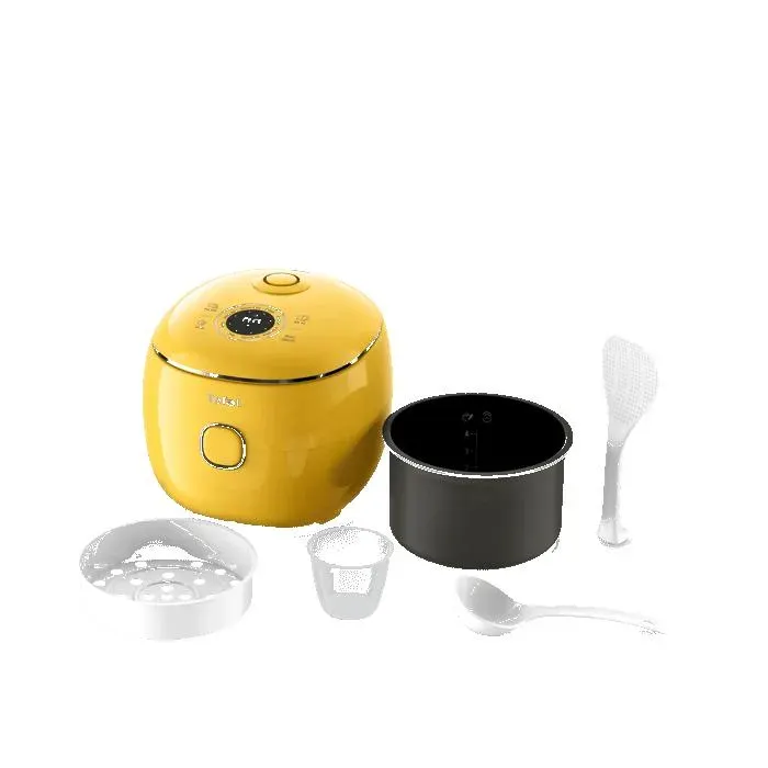 Tefal RK5352E0 Cuiseur de Riz 2L 8 Programmes Automatiques Bol Céramique Antiadhésif Compact Jaune