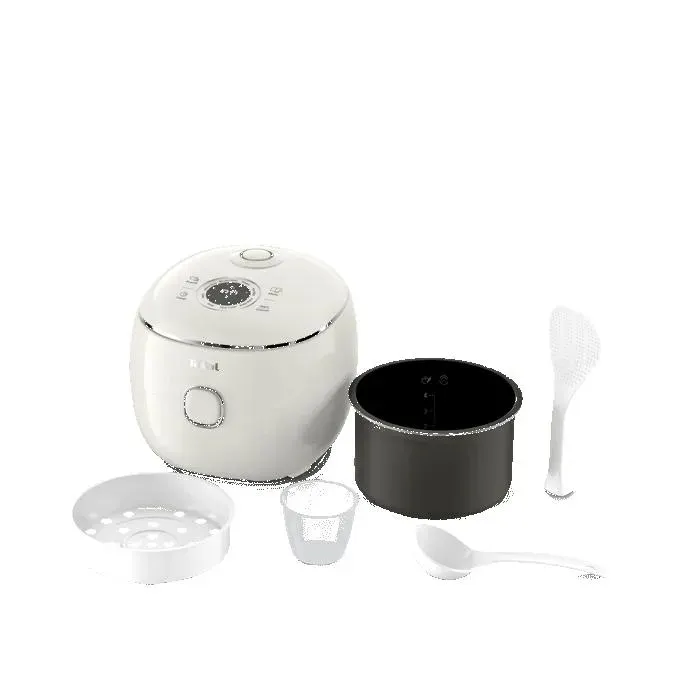 Tefal RK535AE0 Cuiseur de Riz 2L 8 Programmes Automatiques Bol Céramique Antiadhésif Compact Beige