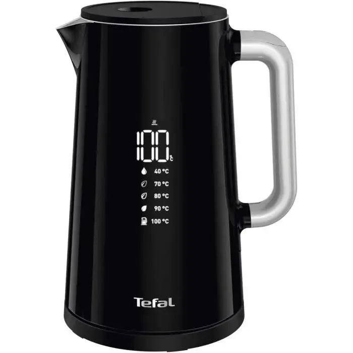 Tefal Smartn Light KO853840 Bouilloire legere avec fonction de maintien au chaud controle numerique de la temperature ebul