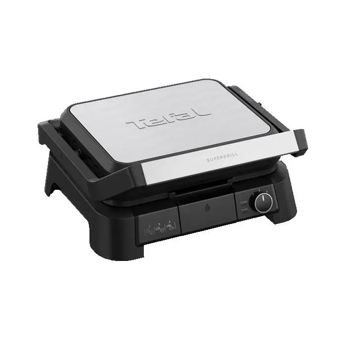 Tefal SuperGrill 3-en-1 Gril de contact Appareil croque-monsieur GC510DE0