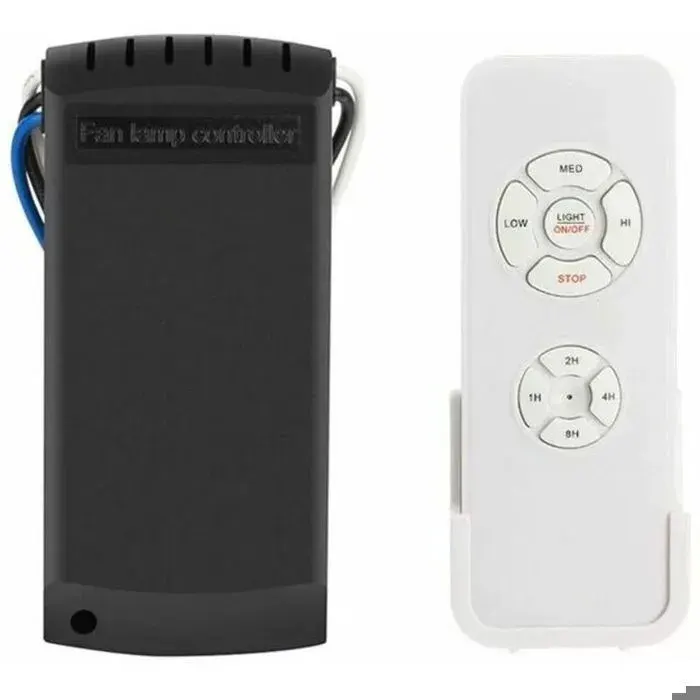 Télécommande pour ventilateur de plafond - Radio-pilotée - 3 vitesses - 4 minuteries - Universelle HBCL