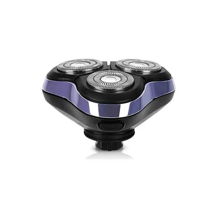 Tête de rechange pour rasoir électrique 3D 3 têtes flottantes étanche IPX7