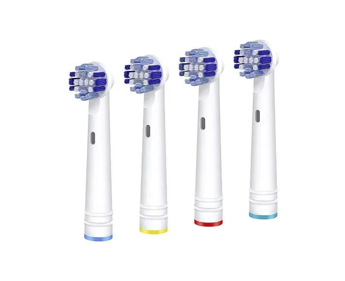 Têtes de brosse à dents de rechange compatibles avec Oral B Braun lot de 4 têtes de brosse à dents électrique professionnelles
