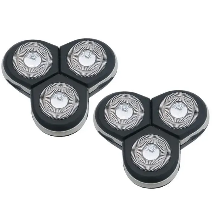 Têtes de rasoir de rechange - Philips - Lot de 2 - RQ12 - Compatibilité: 1250X 1260X 1255X 1280X 1290X - Noir