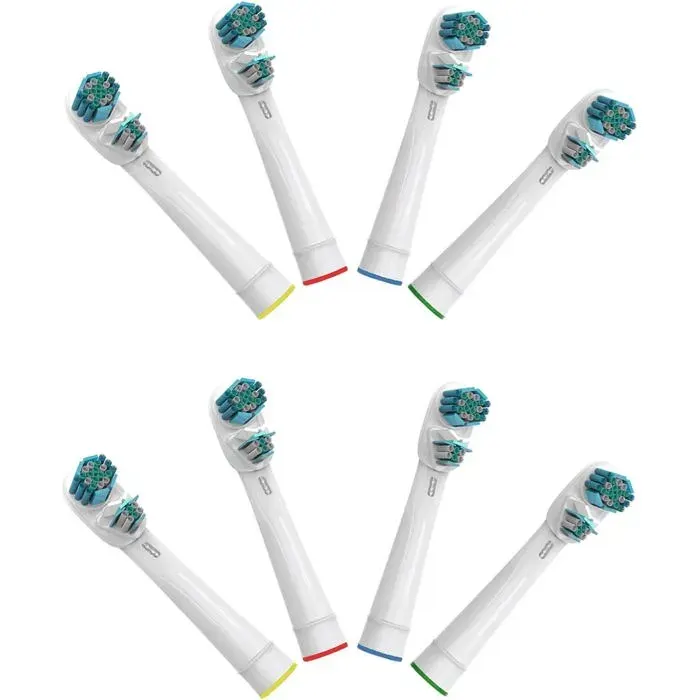 Têtes de rechange pour brosse à dents électrique Braun Oral-Brecharges génériques pour brosses à dents Dual Cleanlot de 8 pièces
