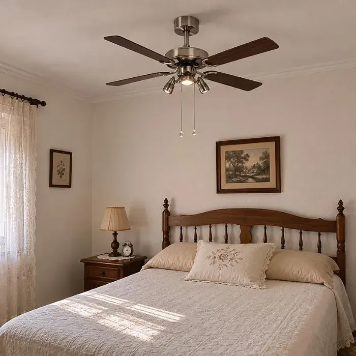 TEXAS Ventilateur de plafond avec lumière nickel/bois Ø132
