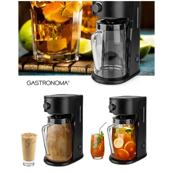 Théière - Cafetière - GASTRONOMA - Sans fil automatique - 25 L - 700 W - Pot en verre