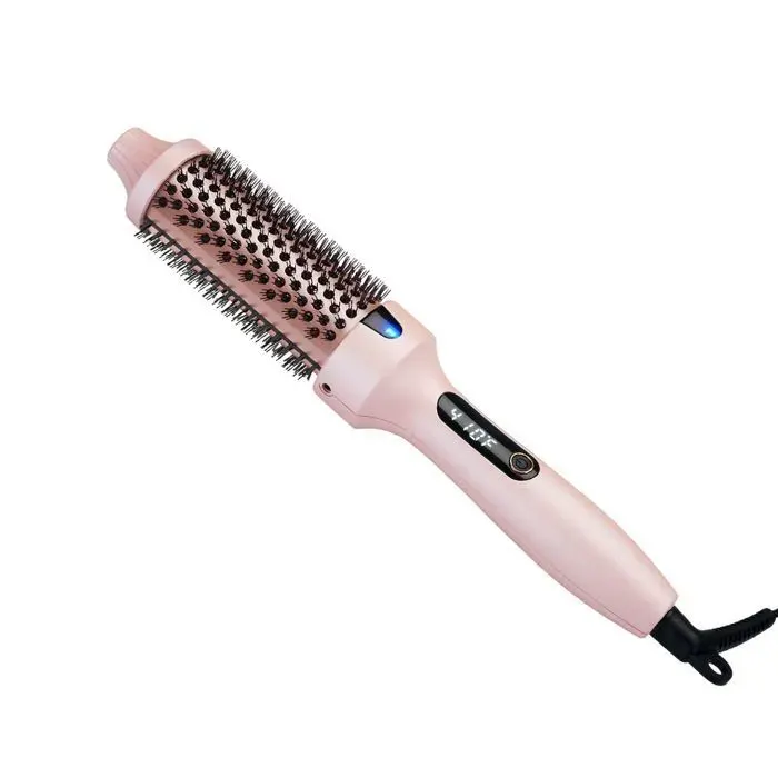 Thermal Brush Brosse Thermique de 38mm Ionique Brosse Chauffante pour Créer des joli Brushing Fonction Double Tension EAU THERMALE
