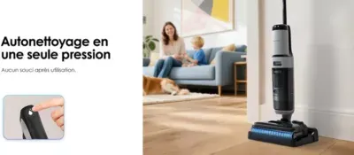 Tineco - Aspirateur Laveur Floor One I5 Stretch Plus Light Gris — vue 7