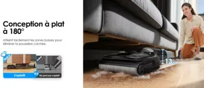 Tineco - Aspirateur Laveur Floor One I5 Stretch Plus Light Gris — vue 5