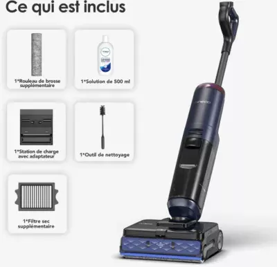 Tineco - Aspirateur Laveur Floor One S7 Max Pro Bleu