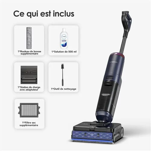 Tineco - Aspirateur Laveur Floor One S7 Max Pro Bleu — vue 2