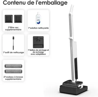 Tineco - Aspirateur Laveur Pliable Floor One I7 Fold Premium — vue 5