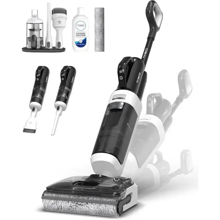 Tineco Floor One Switch S6 Stretch Breeze Aspirateur Laveur Aspirateur Balai sans Fil Multifonction 2 en 1