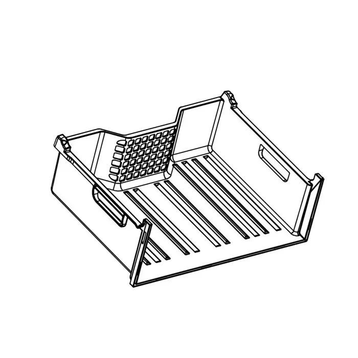 Tiroir haut congélateur 405X320X151 mm Frigo Réfrigérateur Congélateur 4640263900 BEKO