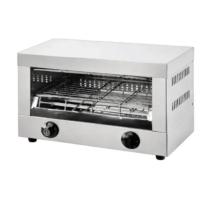 Toaster électrique professionnel - PESAGE MB - 1 niveau - Inox AISI 201 - Thermostat 50–300°C - 2400 W