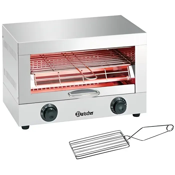 Toaster Professionnel Simple - Bartscher - 17 kW - 230V - Acier inoxydable