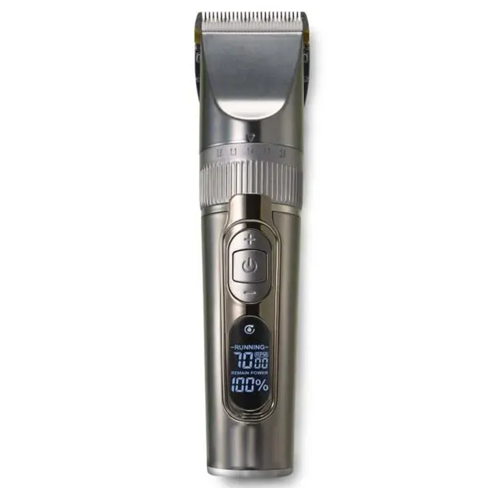 Tondeuse à cheveux 185 x 5 x 45cm coupe précise protection sûre détection intelligente puissance élevée autonomie prolongée — coloris Gris