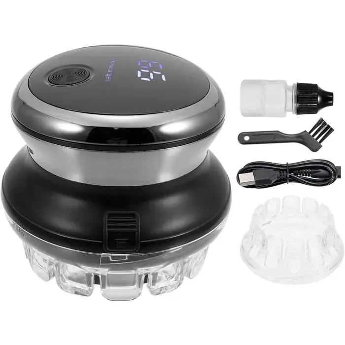 Tondeuse À Cheveux À Tête Rasée Pour Homme - Tête Chauve Ronde Portable - Machine DÉpilation Électrique Portable - Pour Homme
