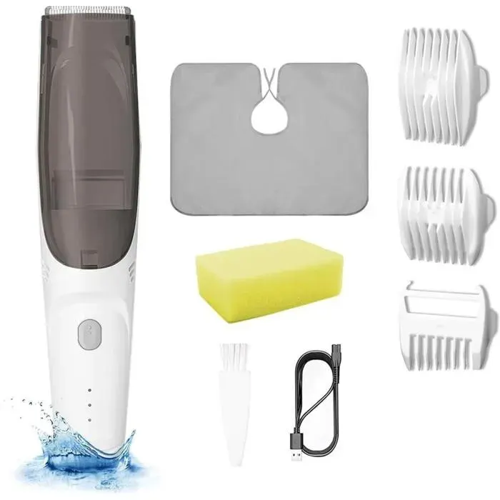 Tondeuse à cheveux aspirante pour bébé tondeuse à cheveux pour enfants et hommes kit de coupe de cheveux électrique à d