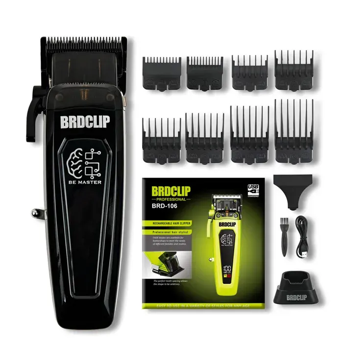 Tondeuse à cheveux - CHOUMICHA - BRD-106 - 7500 tr/min - Autonomie 90 min - Charge USB avec base