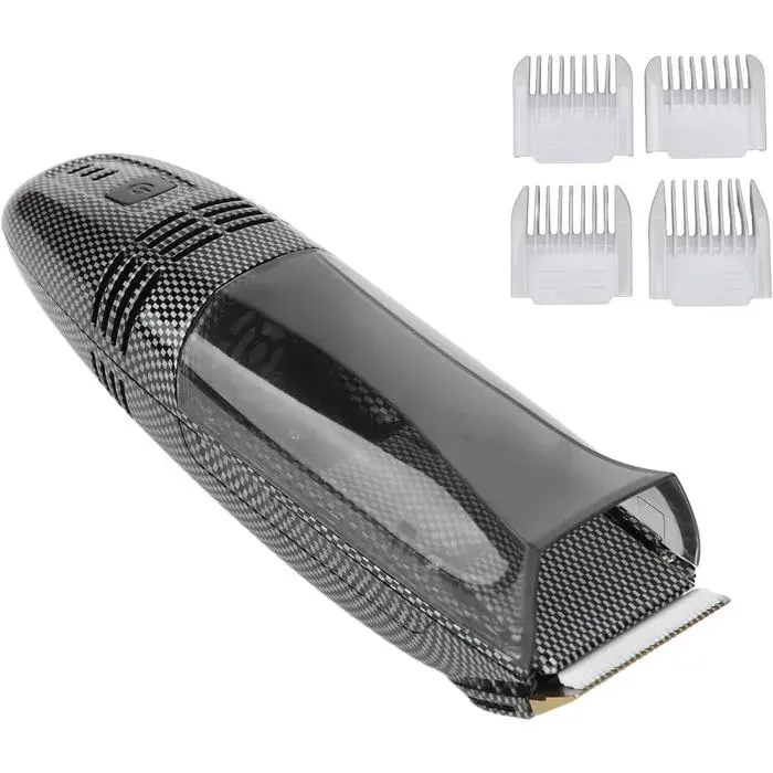 Tondeuse À Cheveux Électrique À Aspiration Automatique Des Cheveux Chargement Sûr Facile À Utiliser Grand Compartiment De Range