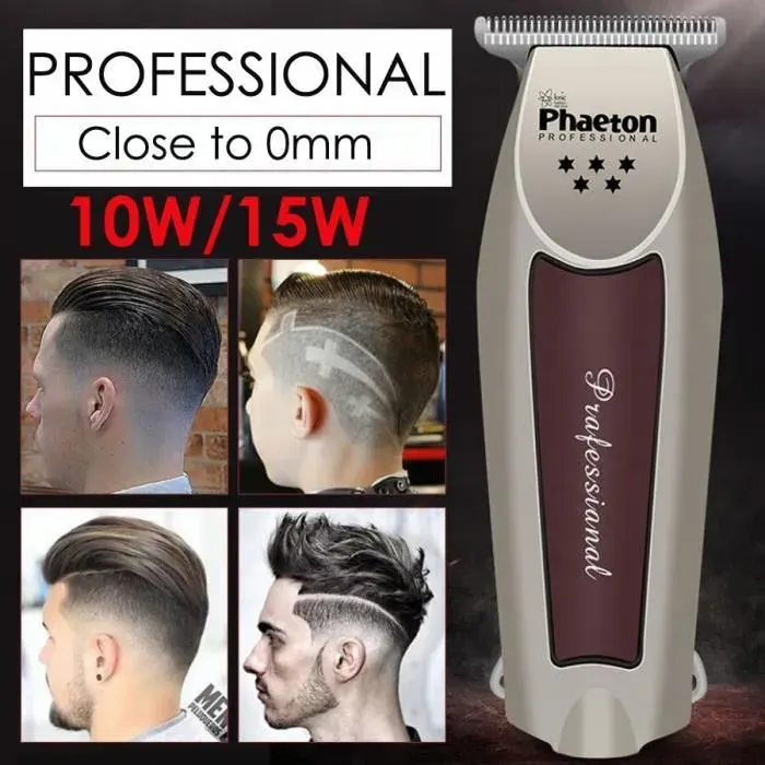 Tondeuse à cheveux électrique de précision professionnelle