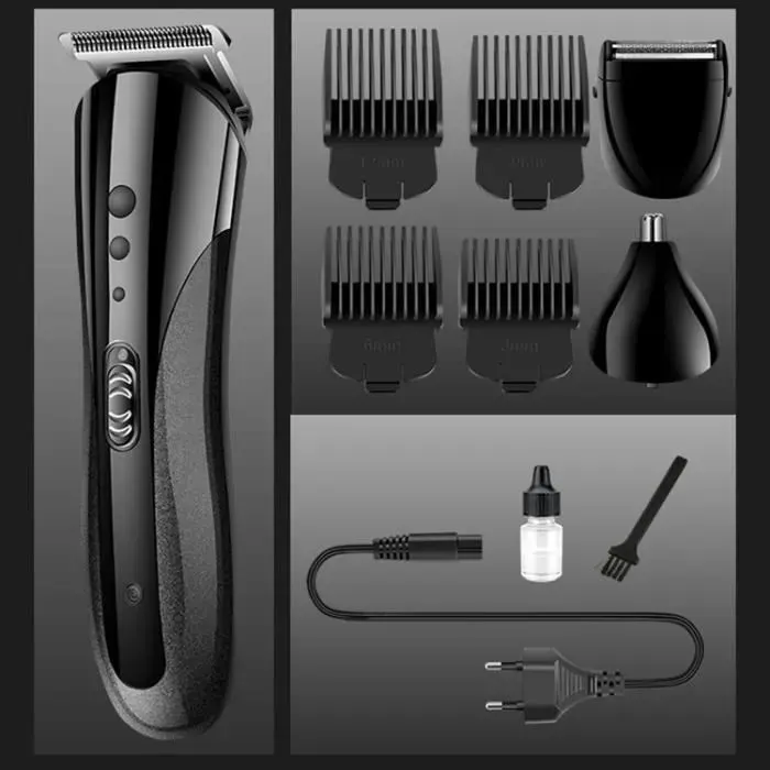 Tondeuse à cheveux électrique pour hommes puissant barbe coupe rasoir machine sans fil