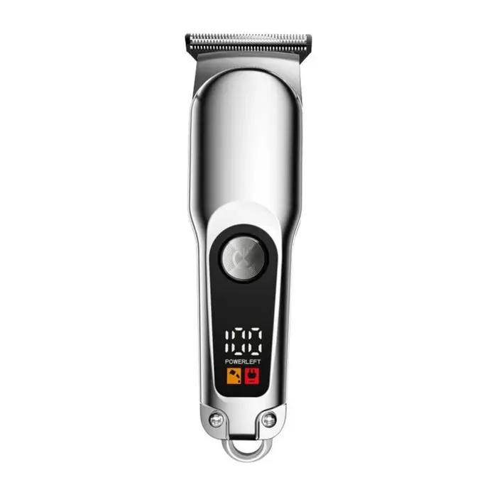 Tondeuse à cheveux électrique rechargeable sans fil 9013B avec écran digital et 6 guides de coupe 1-9 mm