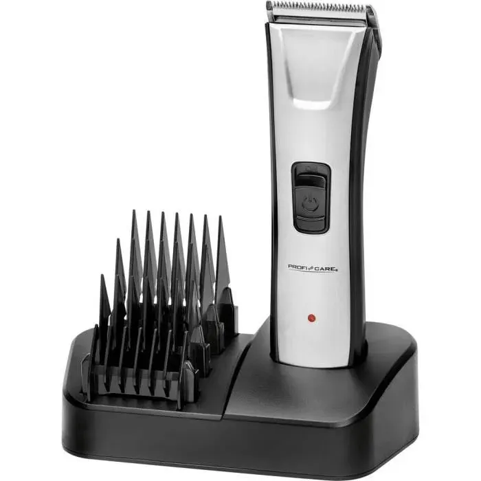Tondeuse à cheveux et barbe Profi-Care PC-HSM-R 3013 - Noir inox - Réglages de longueur disponibles