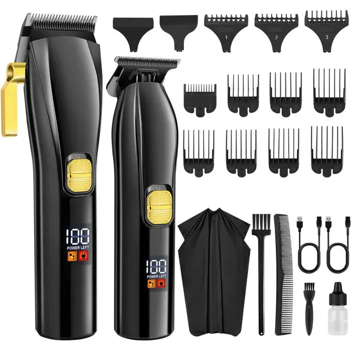 Tondeuse à Cheveux Homme Professionnelle Tondeuse De Barbe Pour Kit De Coupe De Cheveux Set De Tondeuses à Cheveux Machine