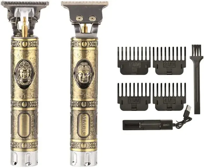 Tondeuse a Cheveux Hommes Professionnelle Sans Fil. Tondeuse Barbe pour Usage Domestique et Salon de Coiffure. Pile Rechargeable