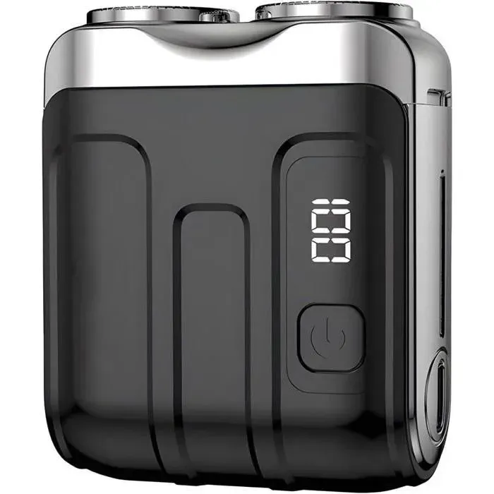 Tondeuse à cheveux mini rasoir électrique portable pour homme rechargeable par USB étanche pour le visage (no RASOIR ELECTRIQUE