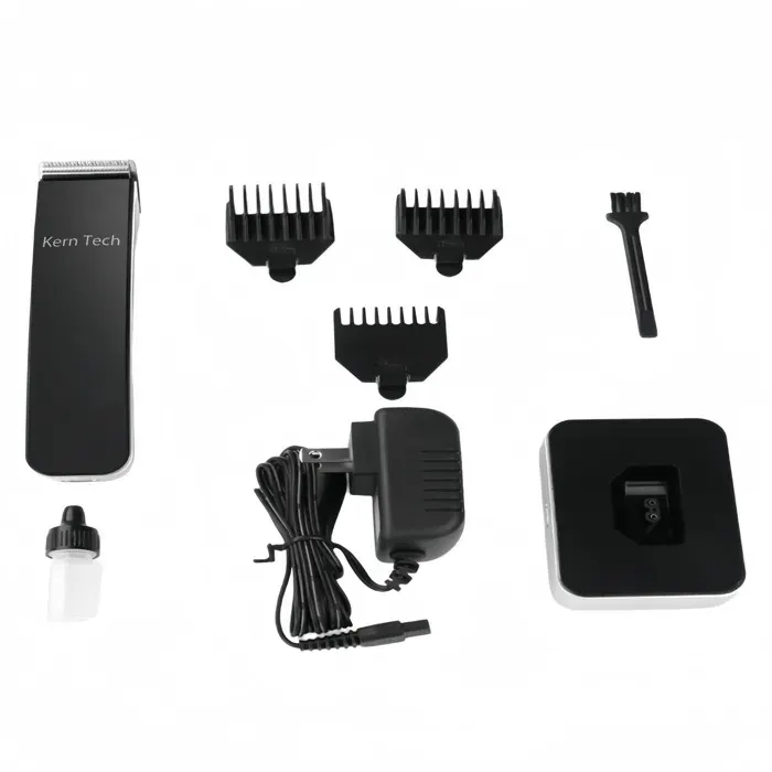 Tondeuse à cheveux noir -Kern Tech-3W 16.5 x 8cm tondeuse à cheveux électrique professionnelle tondeuse à cheveux rechargeable noir